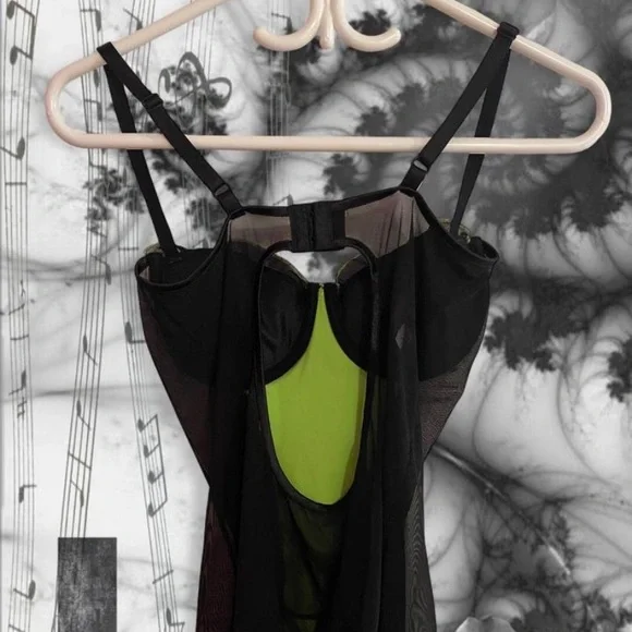 Coquette- green and black lingerie - Picture 2 of 3